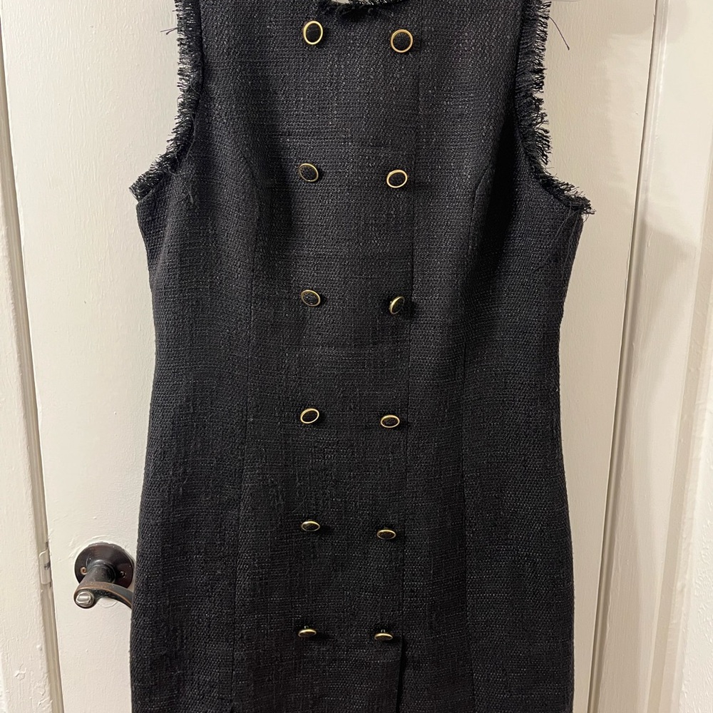 Forever 21 Black and Gold Sheath Dress